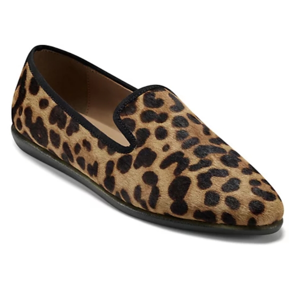 Vienitu AEROSOLES leather leopard cheetah Flat Womens Shoes New 12 Animal Loafer - Picture 2 of 4